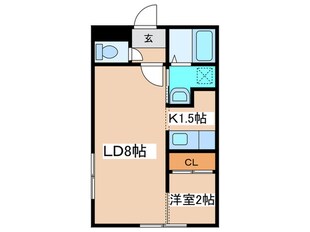 エルマ－ノＮ２３の物件間取画像